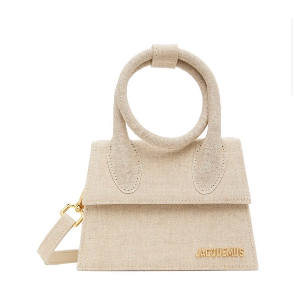 Jacquemus Le Chiquito Noeud canvas tote bag